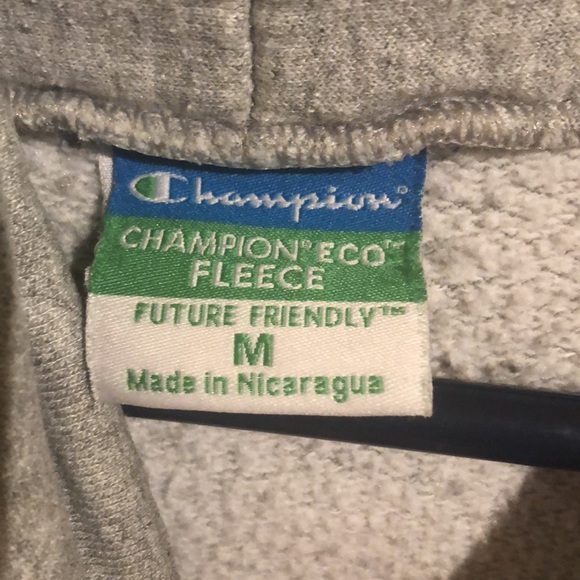 Grey and navy blue Michigan sweatshirt. - Picture 3 of 4